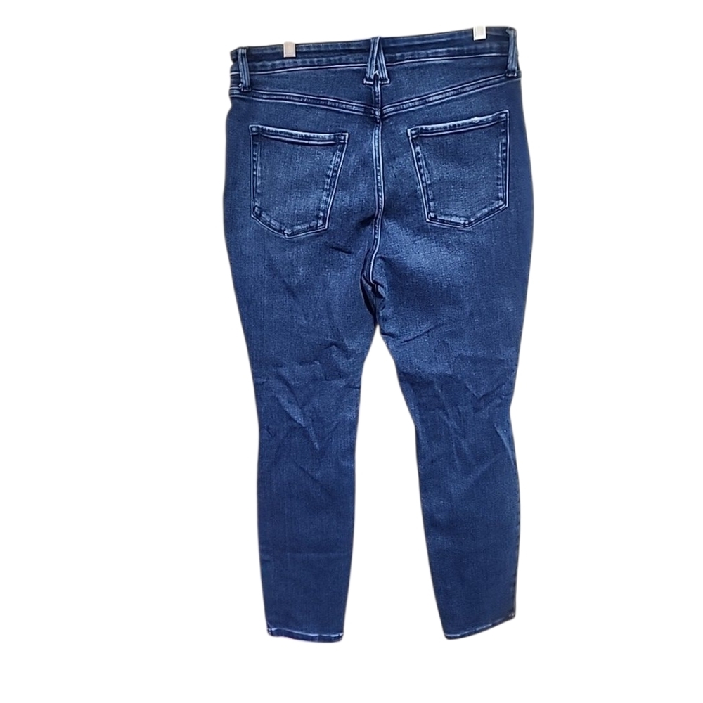 Nine West Dark Wash Skinny Jeans. Size 12 - Picture 2 of 3